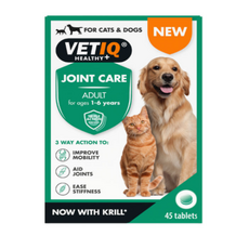 벳아이큐 조인트케어 어덜트 (독과 캣) 45정, 뼈/관절강화