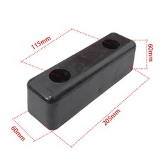 대형 화물차 차량용 완충 쿠션 블록 충돌 방지 충격 흡수 장치 트럭 길이 20.5cm, 1개