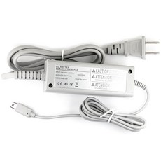 Wii U 게임패드용 충전 어댑터 코드용 jujingglobal Wiiu용 전원 AC 케이블 교체, 1개