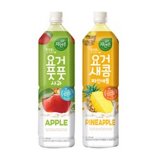 웅진 요거풋풋 사과+요거새콤 파인애플 각6개씩, 12개, 1.5L