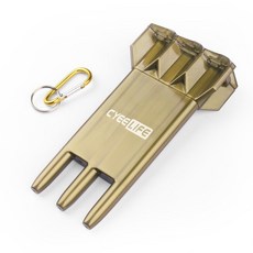 CyeeLife 다트 운반 케이스 투명 플라스틱 12가지 색상 대부분의 다트에 업그레이드 스타일, 협력사, Gold, 1개
