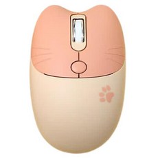 MOFII 고양이 모양 듀얼 모드 무선 마우스, 코랄, M3DM