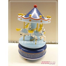 *︵House傢飾︵*彩色旋轉木馬音樂盒 音樂鈴 F款(音樂:天空之城)【 限量款/新發售 】