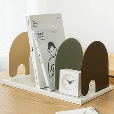 책상 위 간이 플라스틱 책 꽂이 북 엔드 수납 트레이tae6+9ppj