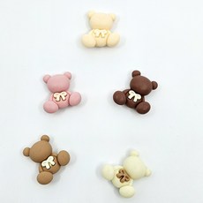 달별제작소 냉장고자석 캐릭터 강력 네오디움 10mm, 1세트, 곰돌이