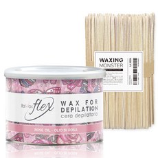 ITALWAX 소프트 플랙스틴 로즈오일 & 우드 스파츌라