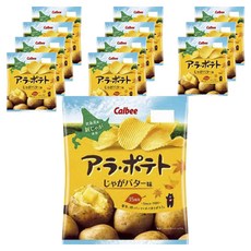 Calbee 卡樂比 厚切波浪洋芋片 奶油口味, 12入