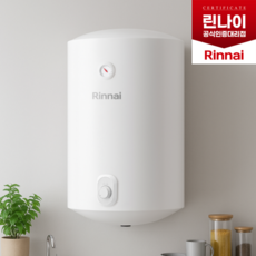 린나이 REW-EJ100W 저장식 전기온수기 100리터 벽걸이형 하향식, 설치 의뢰 - 인천 및 수도권(현장결제)