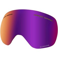 Dragon Alliance X1S 스노우 고글 교체용 렌즈 - Lumalens 앰버 70193, Lumalens 퍼플 이온