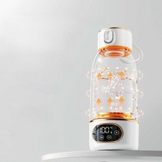 가열 보온병 텀블러 휴대용 무선포트 분유 여행용 캠핑, (화이트55도까지) 용량500ml