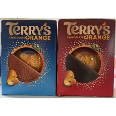 테리스 오렌지 초콜릿 145g (밀크1+다크1), 2개
