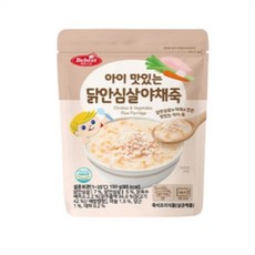 베베스트 아이 맛있는 닭안심살 야채죽, 닭고기, 6개, 150g