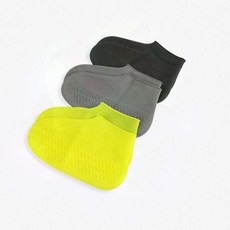 장마철 휴대용 아동용 신발커버 실리콘 안전 레인슈즈 장화커버 소형
