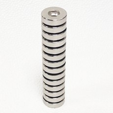 D15x4T(6.5x4.2) 네오디움 원형사라자석 [제이스마그네트] 기획상품, 14개