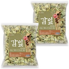 건강중심 국산 말린 감나무잎 감잎 차, 2개, 1개입, 250g