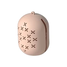 방진 통기성 메이크업 스폰지 딸기 사슴 계란 디자인과 여행 친화적 인 실리콘 뷰티 에그 퍼프 보관 상자, 01 중국, 02 LT-L1-khaki