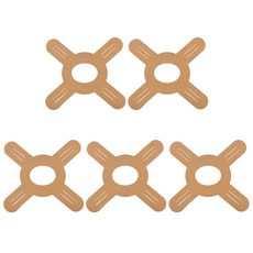5Pcs 운동학 테이프 탄력 운동 테이프 통기성 근육 지지 테이프, Skin Color