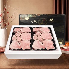 한우 우족 우족탕 진한국물 뽀얀 도가니 2kg 선물세트, 1