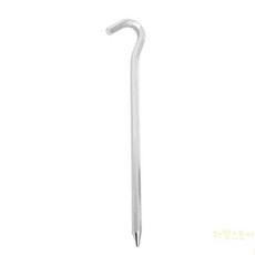 견고한 대형 단조 지주핀 40cm 타프 텐트 고정용 캠핑 팩