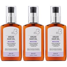 라입 R3 아르간 헤어오일 엘레강스, 100ml, 3개