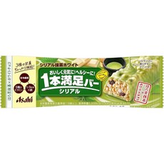 아사히 1개 만족바 시리얼 말차 화이트 37g x 12개