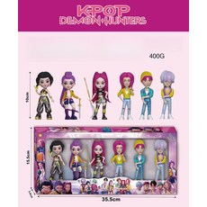 헌트리스 여성단 상품 K-Pop 피규어 모델 블라인드 박스 트렌디 토이 장식품, 헌트맨 남녀단 6종 [창문형 박스 개봉판]