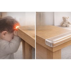 초강력 투명 잘라쓰는 코너 모서리 보호대 10mm * 2M, 2개