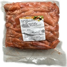 힘찬푸드 샐러드용 훈제연어 슬라이스 파지살, 1개, 1kg
