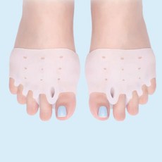 실리콘 발바닥 보호 패드 발가락 분리 앞꿈치 깔창 발패드 엄지발가락 하이힐 양말 토우