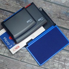 Colop 컬럽 고밀도패드 대형 스탬프패드 Micro 3, 레드, 1개