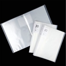 오늘의습관 A4 클리어파일 클린화일 클리어화일, 20매