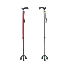 [더건강한의료기]_복지용구_지팡이_Chunji_본인부담금구매_[0-15%]_장기요양보험, 1개, 와인_9%