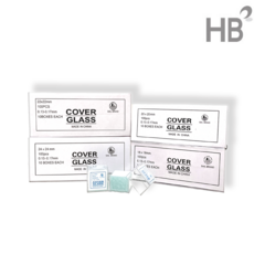 현미경 커버글라스 4종 실험도구 과학실 기자재 Cover Glass, 1. 18mm*18mm