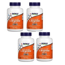 나우푸드 아르기닌 l아르기닌 더블 스트렝스 1000 mg 120정 4개