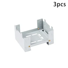 접이식 스테인리스 로켓 스토브 야외 캠핑용 나무 연소 휴대용 피크닉 하이킹 바베큐 요리 장비, 1개