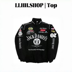 Jack Daniel's 美式賽車刺繡外套