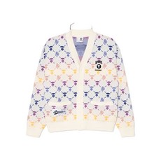 에이프바이베이프 로고 프린트 가디건