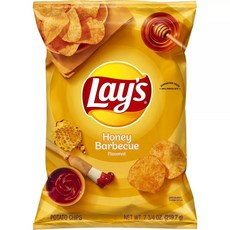 [미국직배송]레이스 허니 바베큐맛 감자칩 Lay's Honey Barbecue Potato Chips, 219.7g, 1개