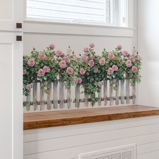 태쓰 인테리어 스티커 안방 거실 욕실 주방 벽면 포인트 스티커 2, 장미정원