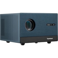 ViewSonic LX60HD 1080p LED 휴대용 프로젝터(Google TV 내장 H/V 키스톤 자동 초점 Bluetooth 및 스마트 홈 시어터용 Wi-Fi 기능