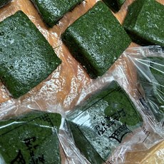 화순애떡집 전통방앗간 쑥떡 쑥인절미 1kg 콩고물포함, 10개, 100g