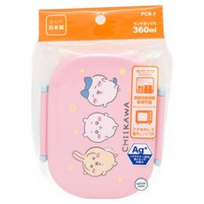 Chiikawa 吉伊卡哇 午餐盒 360ml PCR-7, 1個, 粉紅色, 白色