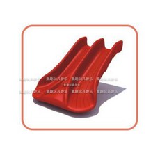 플라스틱 미끄럼틀 대형 놀이기구 놀이터 야외 슬라이드, 진한 파란색 포크 더블 슬립