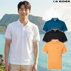 아이더 반팔 티셔츠 벤트 폴로 아이스 기능성