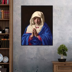 [더벨라] 사소페라토 - 기도하시는 성모 마리아 The Virgin in Prayer 모던프레임 캔버스액자