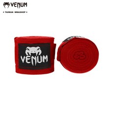 古川小夫 VENUM 2.5米 4米 手綁帶 泰拳 拳擊 綁帶 Hand Wraps 眼鏡蛇 紅色, 1個