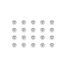 uxcell 3.5mm 베어링볼 304 스테인레스 G100 정밀볼 200개, 4mm