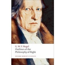 (영문도서) Outlines of the Philosophy of Right Paperback, Oxford University Press, USA, English, 9780192806109