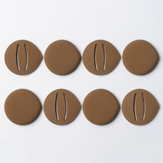 프렌지 쫀득쫀득 모찌 쿠션 퍼프, 8개, 커피