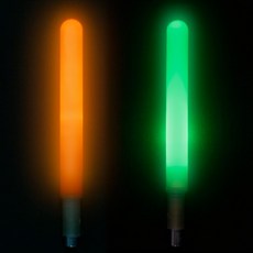 7mm LED 막대전자찌톱(425전지용), 형광노랑, 1개